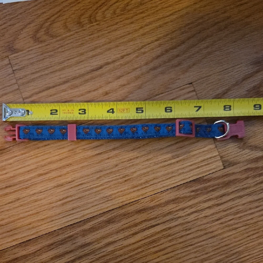 Blue Superman Dog/Cat Collar